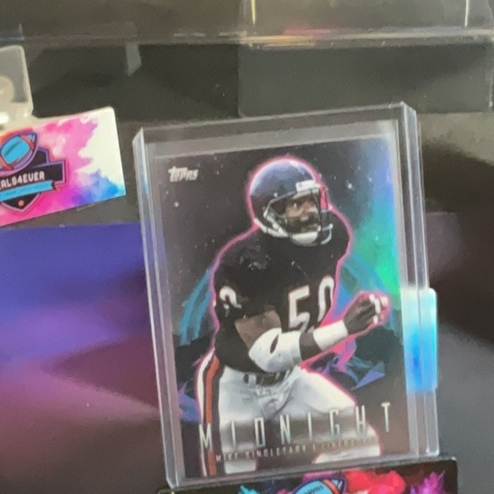 Topps Midnight Mike Singletary Holo